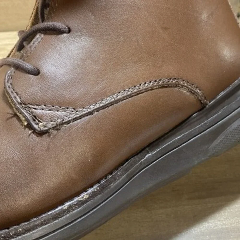 Kuru Mens Boots 9 Aalto Chukka Brown Mid Orthopedic Leather Ankle Arch Comfort